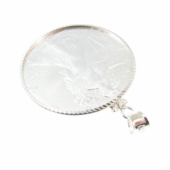 2023 BU American Silver Eagle Walking Liberty Bullion Coin Pendant - Picture 10 of 11